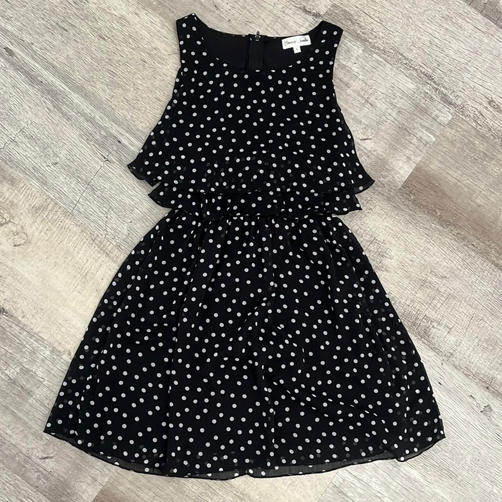 Emerald Sundae Polka Dot Dress